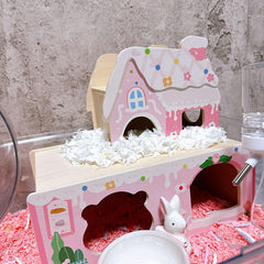 65CM豪華版小寵窩居- 粉紅雪景