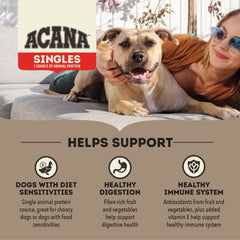 ACANA無穀低敏狗糧 - 單一蛋白鴨肉配方