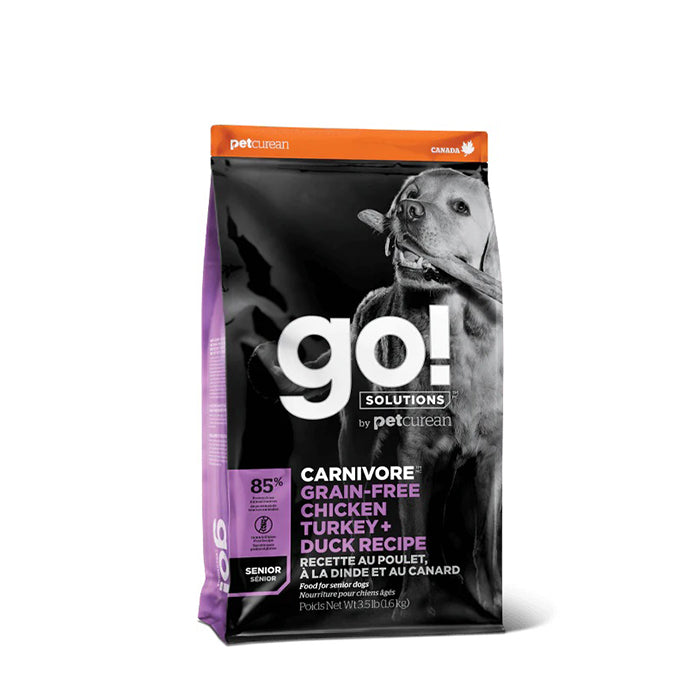 GO! SOLUTIONS™無穀物雞肉火雞鴨肉老犬糧