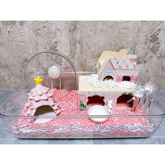 65CM豪華版小寵窩居- 粉紅雪景