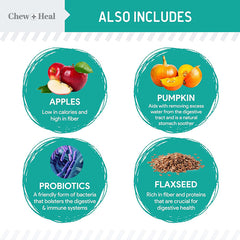 Chew+Heal益生菌肉粒零食- 野生阿拉斯加三文魚