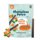 Shameless Pets狗狗清新薄荷潔齒棒- 胡蘿蔔三文魚油