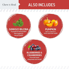 Chew+Heal抗氧化肉粒零食- 野生阿拉斯加三文魚