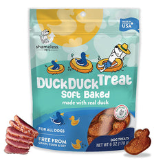 Shameless Pets無穀物軟餅乾狗狗零食- 烤鴨肉