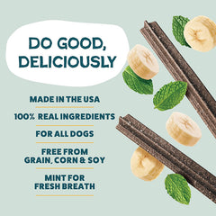 Shameless Pets狗狗清新薄荷潔齒棒- 香蕉雞骨湯