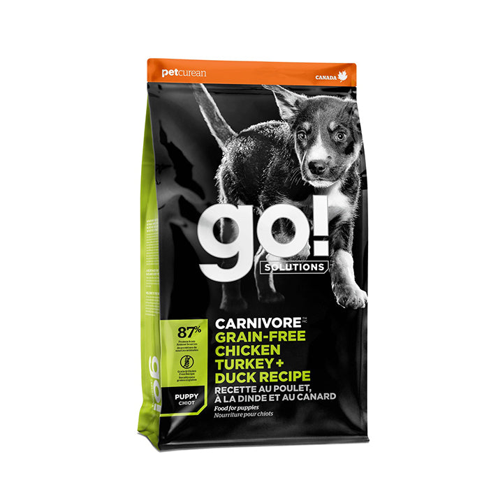 GO! SOLUTIONS™無穀物雞肉火雞鴨肉幼犬糧
