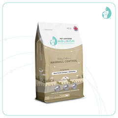 Pet Universe Vitality Collection 化毛球配方- 鮮雞肉&白身魚貓糧