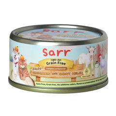 Sarr營養無膠無穀保健肉絲主食湯汁罐- 雞胸肉x山羊奶(關節骨骼)