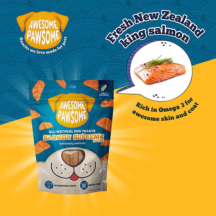 AWESOME PAWSOME無穀狗狗零食- 皇族三文魚 - PetMo