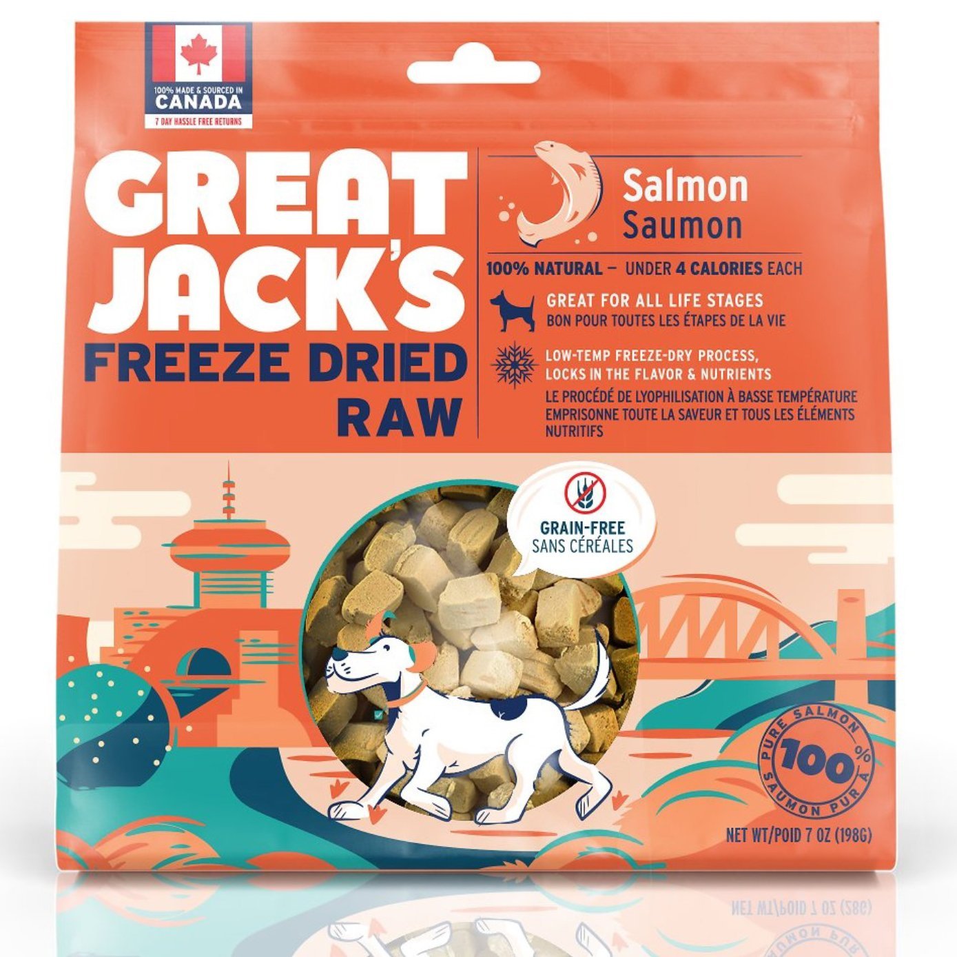 加拿大Great Jack’s 狗狗冷凍脫水小食 - 三文魚 - PetMo