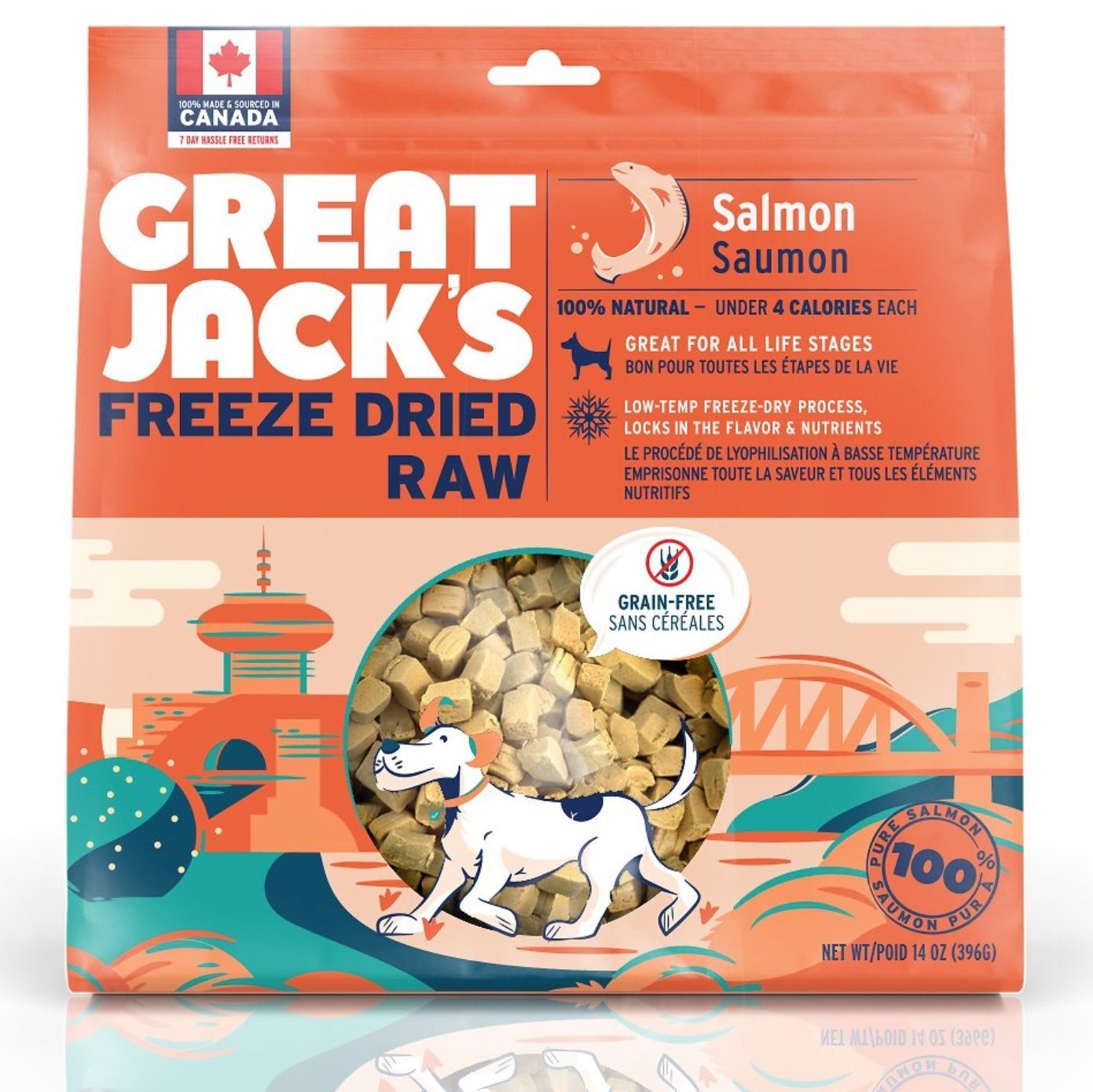 加拿大Great Jack’s 狗狗冷凍脫水小食 - 三文魚 - PetMo