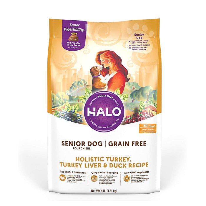 HALO無穀老犬糧 - 火雞肉&火雞肝&鴨肉 - PetMo