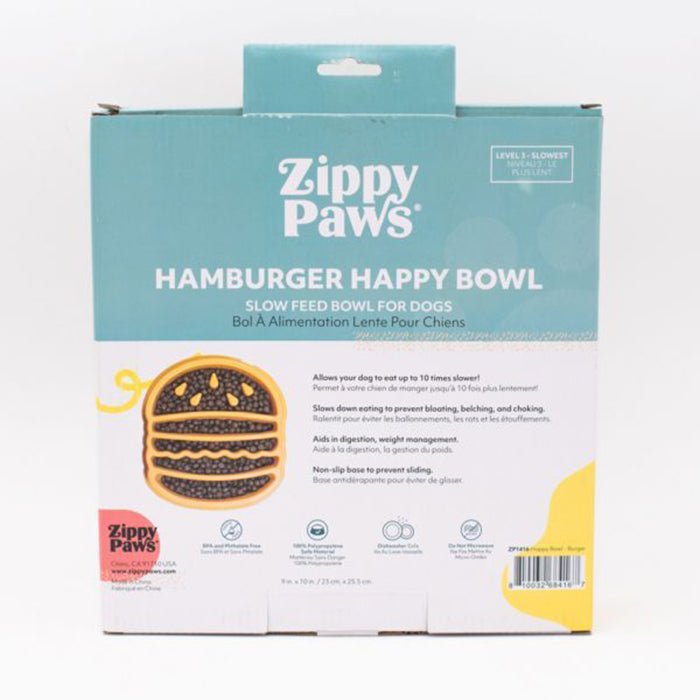 Happy Bowl狗狗慢食碗 - 漢堡包 - PetMo
