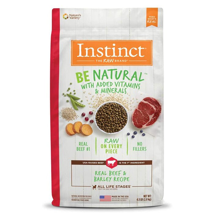 Instinct低穀物配方狗糧 - 牛肉大麥 - PetMo