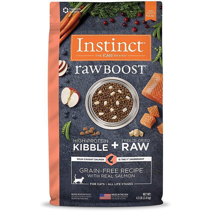 Instinct生肉配方無穀物貓糧 - 三文魚 - PetMo