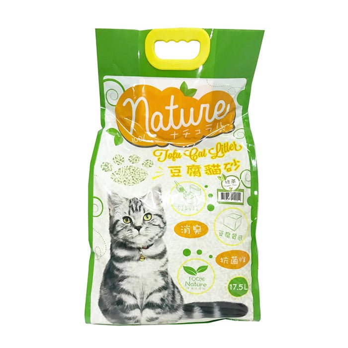 NATURE天然豆腐貓砂 - 綠茶 - PetMo