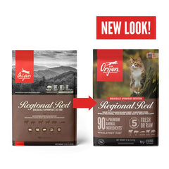 Orijen無穀物天然貓糧 - 紅肉 - PetMo