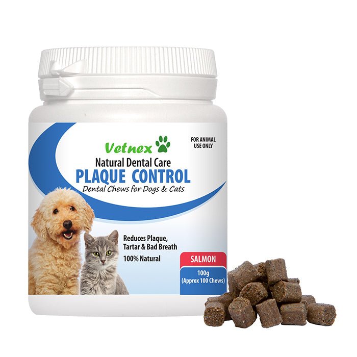 澳洲Vetnex貓犬口腔護理咀嚼粒 - 三文魚粒 - PetMo