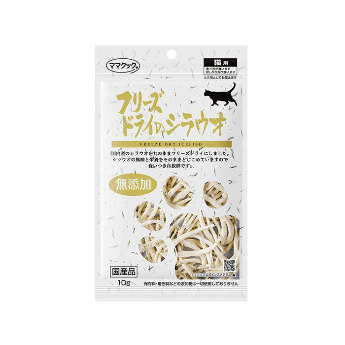 Mamacook但馬高原凍乾原條白飯魚