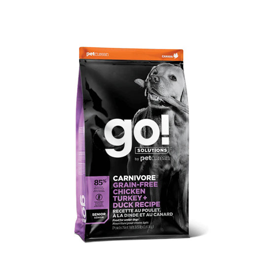 Go! Solutions™ 活力營養無穀物雞肉火雞鴨肉老犬糧