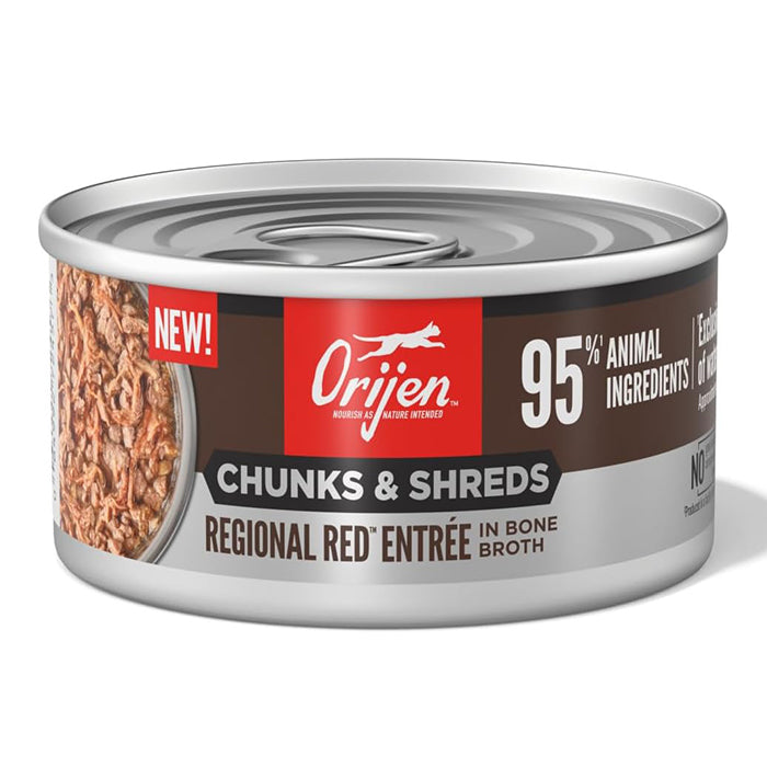 Orijen Chunks & Shreds奢華鮮肉貓貓主食罐