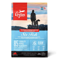 【試食裝】Orijen無穀物天然狗糧 - 六種魚