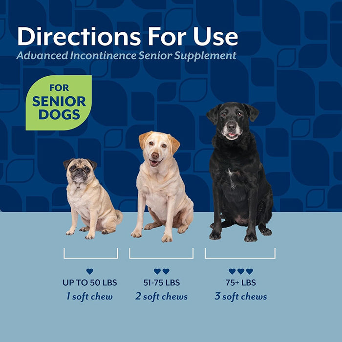 NaturVet 老犬膀胱控制失禁保健肉粒