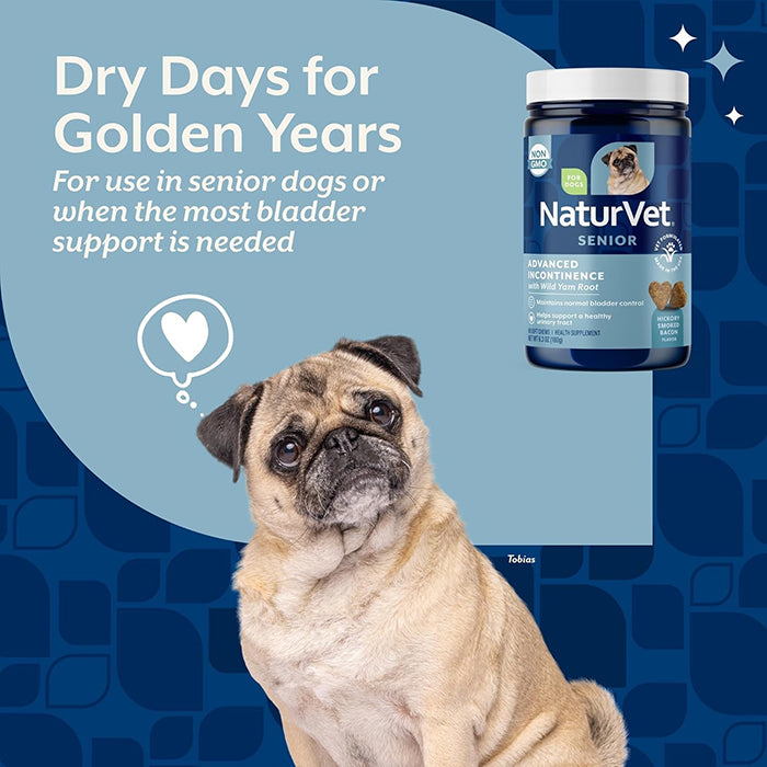 NaturVet 老犬膀胱控制失禁保健肉粒