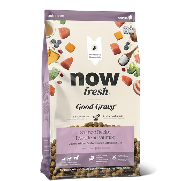 NOWFRESH Good Gravy成犬乾糧- 三文魚(香濃火雞骨湯外層)