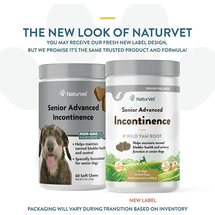 NaturVet 老犬膀胱控制失禁保健肉粒