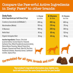 【2025/06/30】Zesty Paws蔓越莓泌尿健康軟肉粒