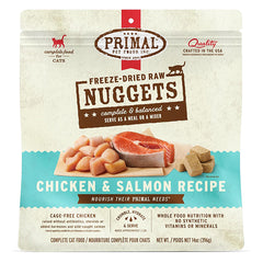 Primal Nuggets貓貓凍乾糧 - 雞肉&三文魚