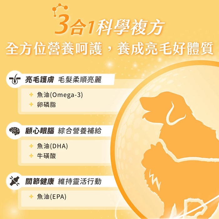 汪喵星球魚油保健純肉泥