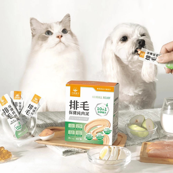 汪喵星球排毛保健純肉泥