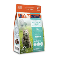 Feline Natural(F9)凍乾貓糧 - 牛肉藍尖鱈魚盛宴