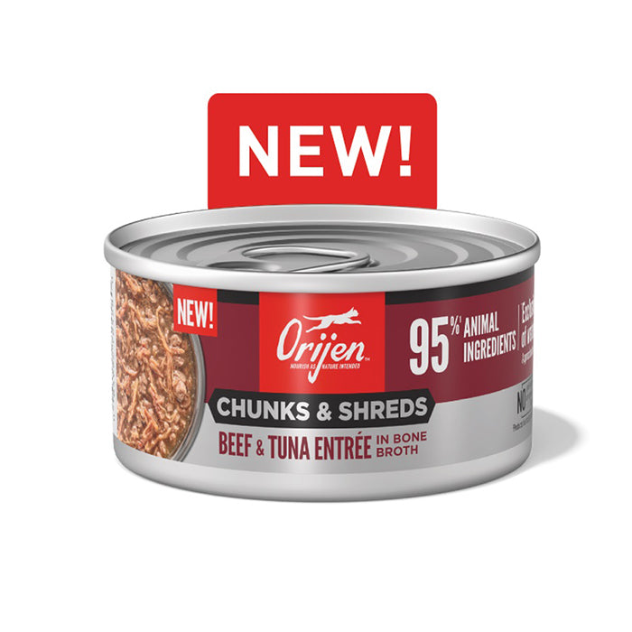 Orijen Chunks & Shreds奢華鮮肉貓貓主食罐