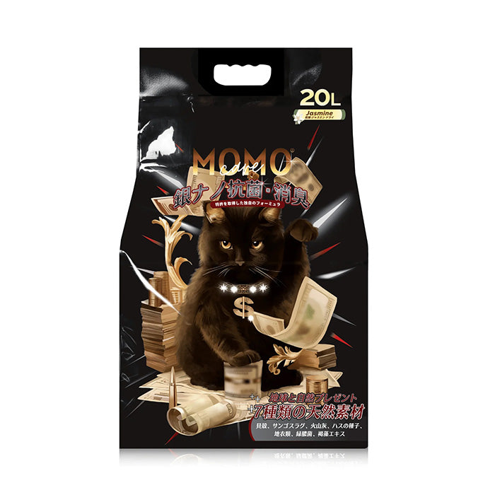 MOMOcare生態七重奏火山灰納米豌豆貓砂- 原味芝士奶蓋2.0mm