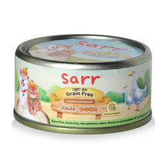 Sarr營養無膠無穀保健肉絲主食湯汁罐- 鴨肉x雞湯(免疫系統健康)
