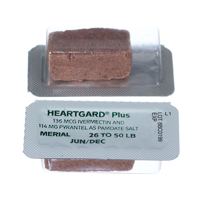 【香港行貨】Heartgard plus心絲蟲藥 - 中型犬(26~50lb)