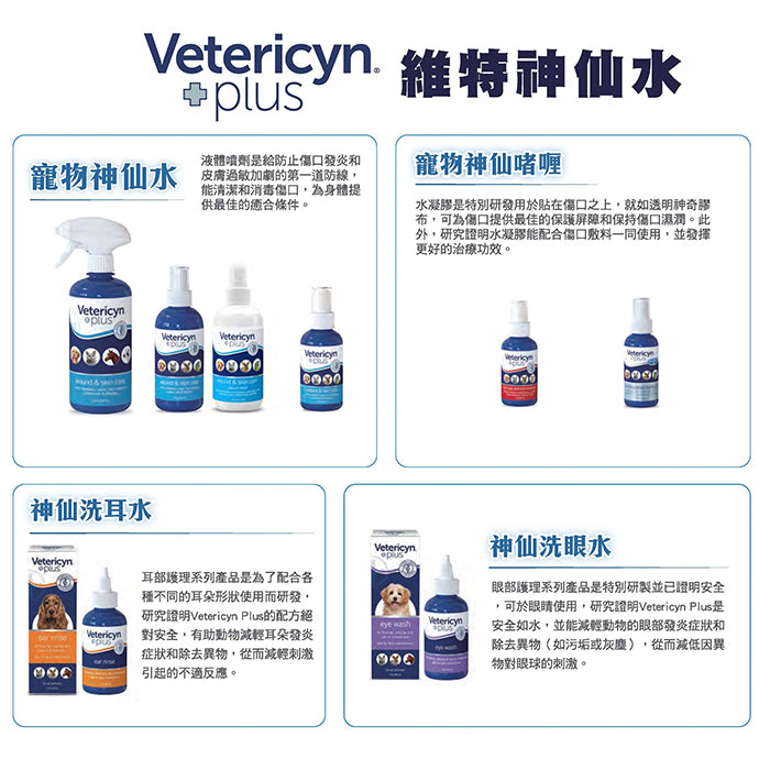 Vetericyn Plus維特寵物神仙水