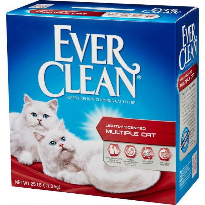 EVER CLEAN藍鑽 強效除臭結塊貓砂 - 紅標 - PetMo