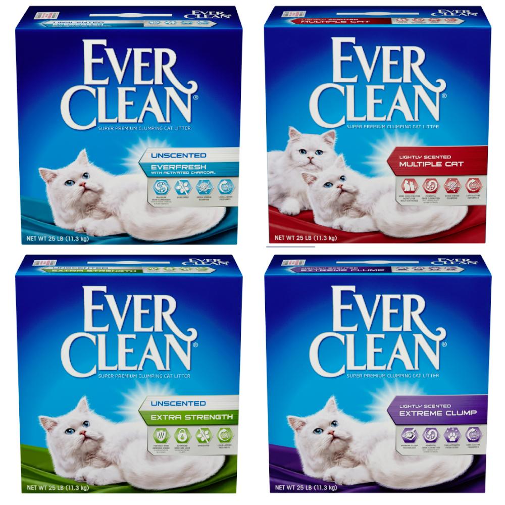 EVER CLEAN藍鑽 強效清香結塊貓砂 - 綠標 - PetMo