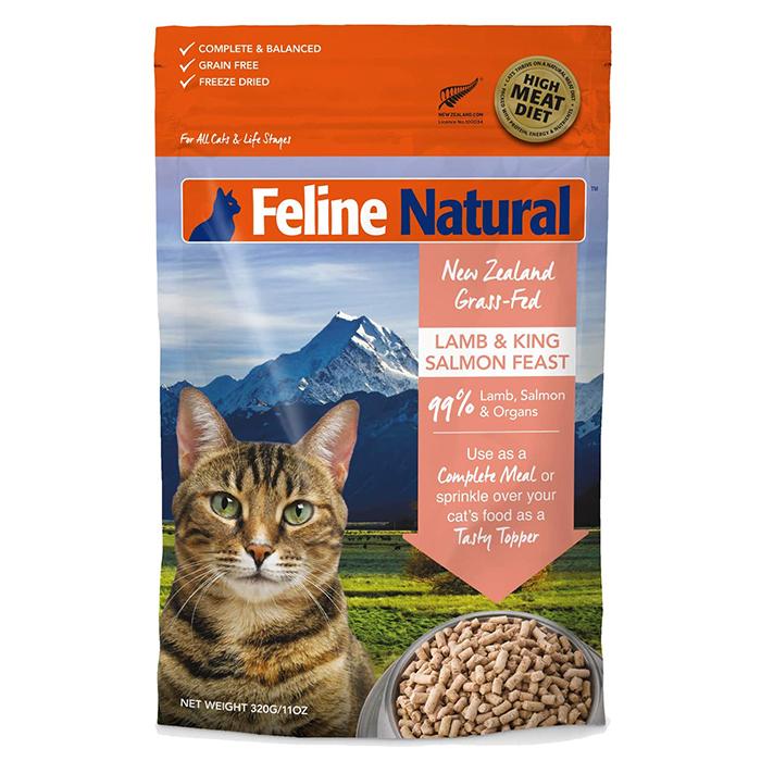 Feline Natural凍乾貓糧 - 羊肉帝王三文魚盛宴 - PetMo