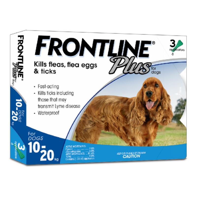 Frontline Plus殺蚤水 - 犬用(10~20kg) - PetMo