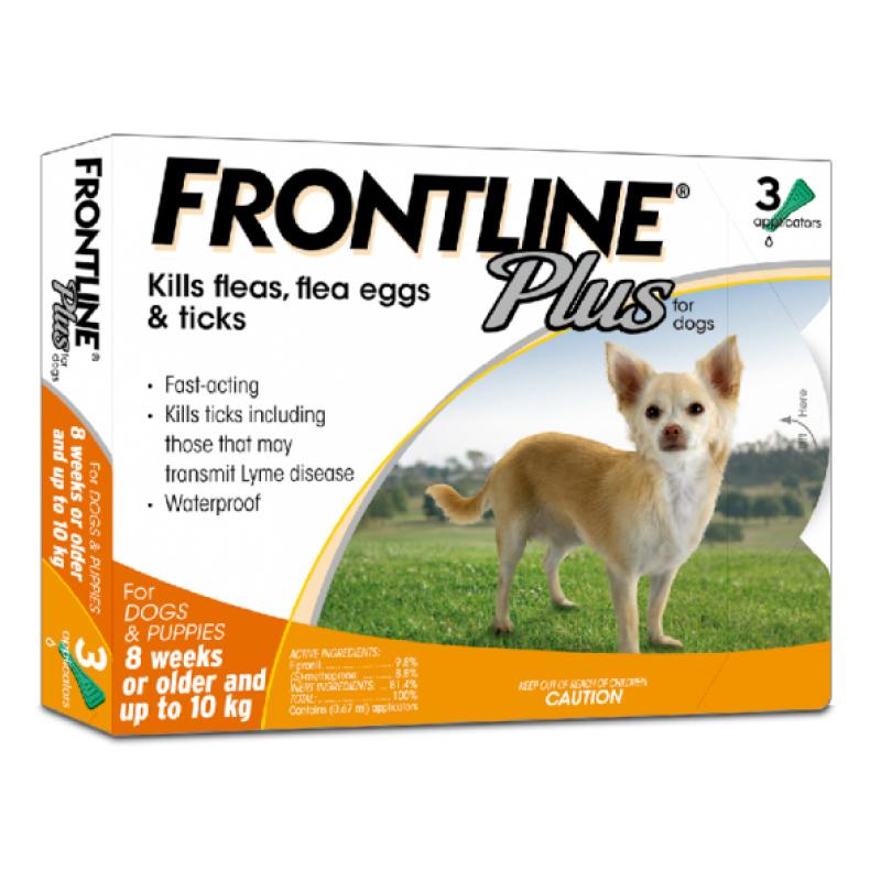 Frontline Plus殺蚤水 - 犬用(<10kg) - PetMo