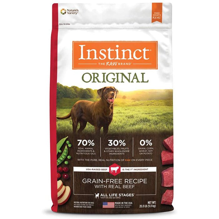 Instinct無穀物狗糧 - 牛肉 - PetMo