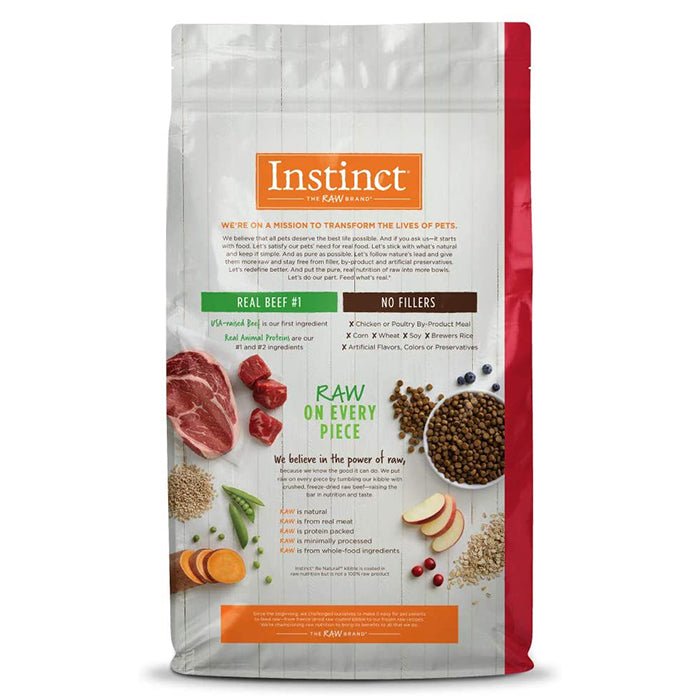 Instinct低穀物配方狗糧 - 牛肉大麥 - PetMo