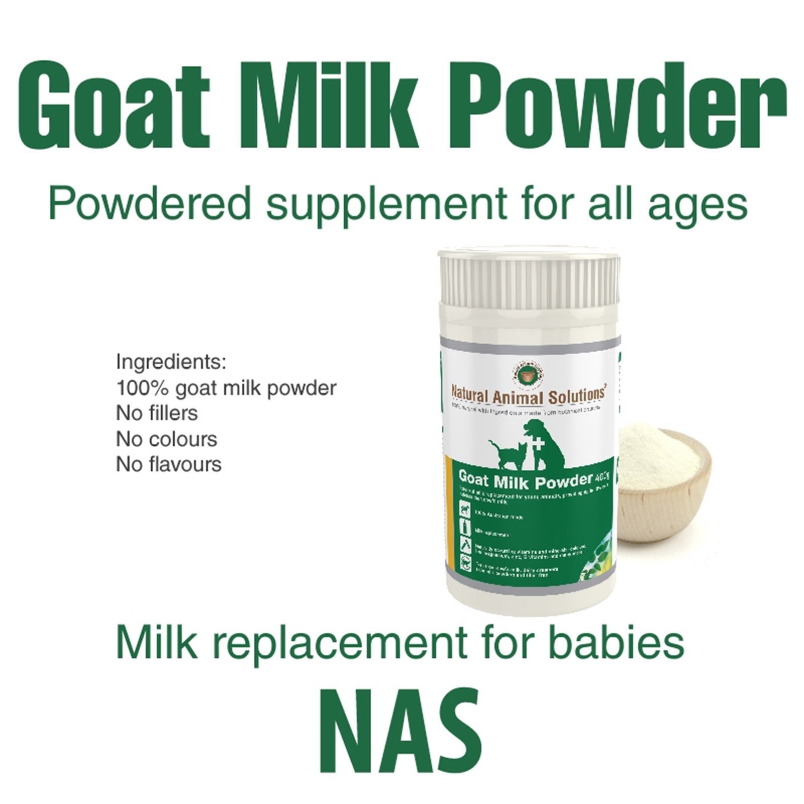 NAS Goat Milk Powder純天然羊奶粉 - PetMo