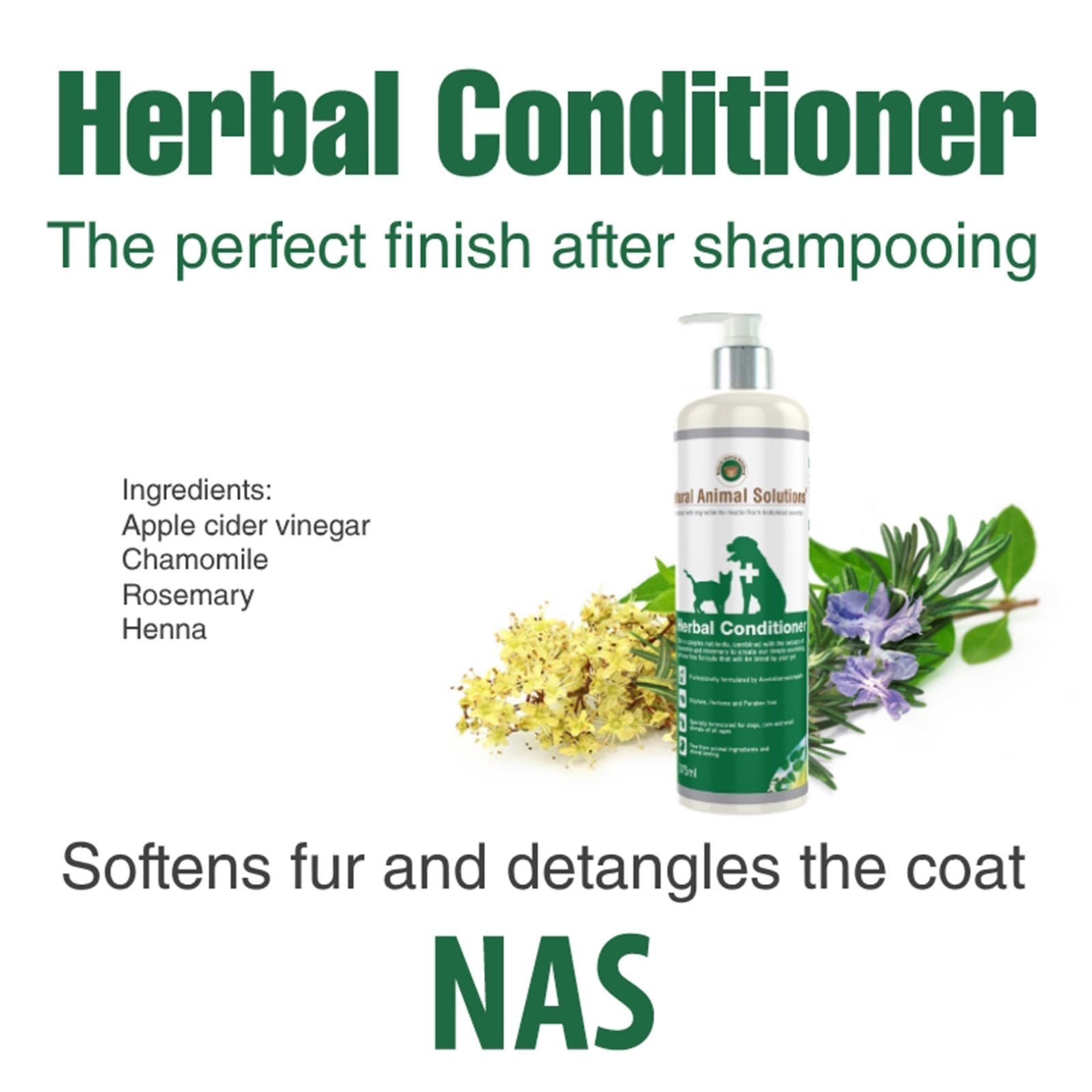 NAS Herbal Conditioner草本護毛液 - PetMo