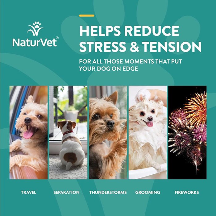 NaturVet減輕緊張情緒保健品 - 犬用 - PetMo